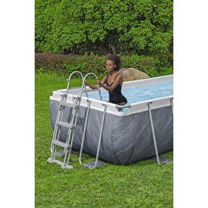 ® 56721 Power Steel™ Prefabrik Yerüstü Havuz 4,04 M X 2,01 M X 1,00 M