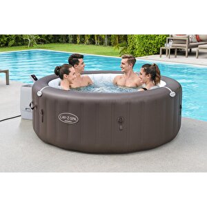 Lay-z-spa® Dominica Smart Hydrojet™ 6001s Enerji Tasarruflu Şişme Spa Havuzu, Mobil Uygulama Kontrollü, 4-6 Kişilik