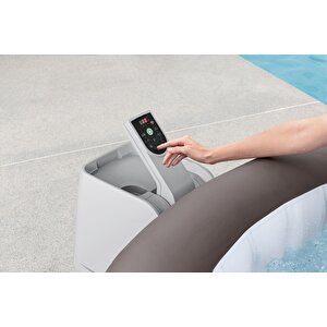 Lay-z-spa® Dominica Smart Hydrojet™ 6001s Enerji Tasarruflu Şişme Spa Havuzu, Mobil Uygulama Kontrollü, 4-6 Kişilik