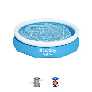 ® 57458 Fast Set™ Çember Şişme Havuz Seti 3.05 M X 66 Cm