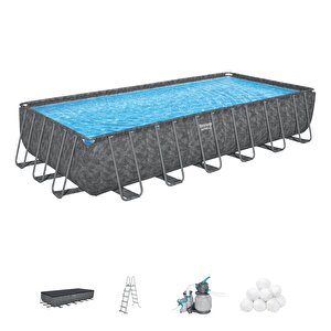 ® Apx 365™ 561kg  Dikdörtgen Prefabrik Havuz Seti 7,32 M X 3,66 M X 1,32 M