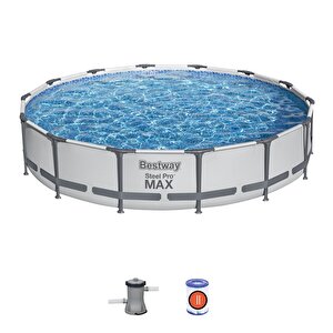 ® 56595 Steel Pro Max™ Prefabrik Yer Üstü Havuz Seti 4,27 M X 84 Cm