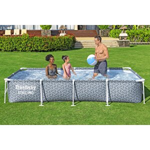 Steel Pro®   12' X 6'7" X 26"/3.66m X 2.01m X 66cm Pool Set