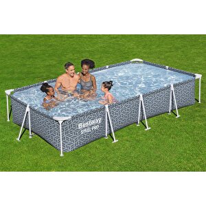 Steel Pro®   12' X 6'7" X 26"/3.66m X 2.01m X 66cm Pool Set