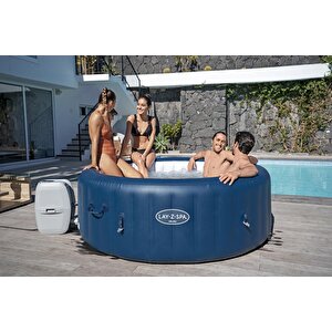 Lay-z-spa® 60029 Milan Smart Airjet Plus™ Şişme Spa Havuzu, Mobil Uygulama Kontrollü, 4-6 Kişilik