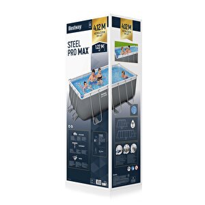Bestway® 56456 Steel Pro Max™ Above Ground Pool Set 4.12 M X 2.01 M X 1.22 M
