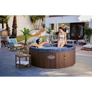 Lay-z-spa® Toronto Smart Airjet™ 6001w Enerji Tasarruflu Şişme Spa Havuzu, Mobil Uygulama Kontrollü, 5-7 Kişilik