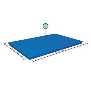 Bestway® 58103 Dikdörtgen Havuz Örtüsü - 2,24 M X 1,54 M Yerüstü Havuzlar Için