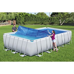 Bestway® 58228 Güneş Isıtmalı Dikdörtgen Havuz Örtüsü - 6,40 M X 7,32 M Yerüstü Havuzlar Için