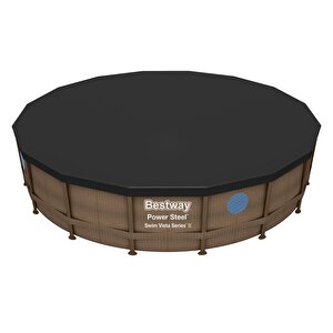 Bestway® 58249 Havuz Örtüsü - 4,57m Ve 4,88 M Çaplı Yerüstü Havuzlar Için