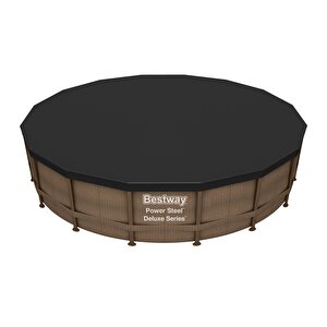 Bestway® 58249 Havuz Örtüsü - 4,57m Ve 4,88 M Çaplı Yerüstü Havuzlar Için