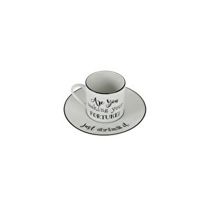 Be Happy Tabaklı Kahve Fincanı Tekli 90cc 04ap020403