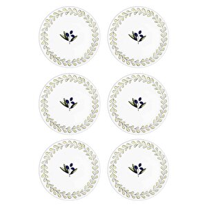Olivos Servis Tabağı 6lı Set 26 Cm Ovs0004