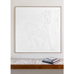 Kabartma Kanvas Tablo 100x100 Cm Tbl0078