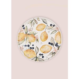 The Mia Limoncello Ayaklı Servis Tabağı 26 Cm
