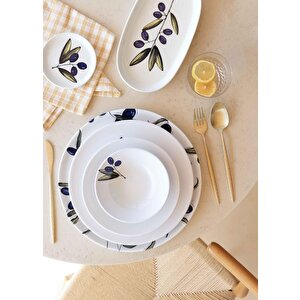 The Mia Olivos Oval Servis 2li 29 Cm
