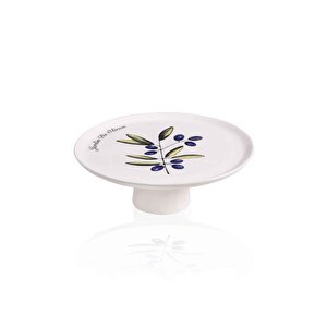 Olivos Ayaklı Servis Tabağı 10x30 Cm