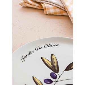 The Mia Olivos Ayaklı Servis Tabağı 10x30 Cm
