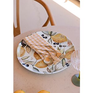 Limoncello Servis Tabağı 6lı Set 26 Cm Lmn013