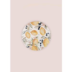 The Mia Limoncello Pasta Tabağı 6lı Set 19 Cm Lmn012