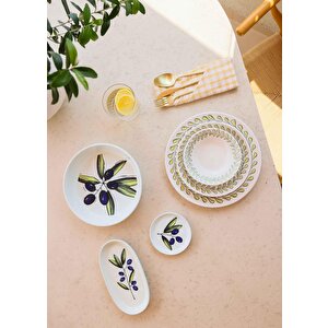 The Mia Olivos Oval Servis 2li 26 Cm