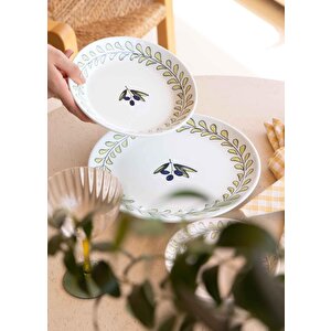 Olivos Yemek Tabağı 6lı Set 20 Cm Ovs0012