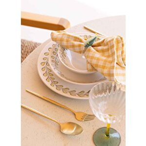 The Mia Olivos Yemek Tabağı 6lı Set 20 Cm Ovs0012