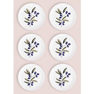 The Mia Olivos Servis Tabağı 6lı Set 26 Cm Ovs0003