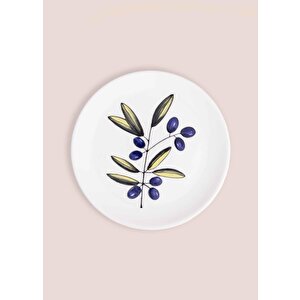 The Mia Olivos Servis Tabağı 6lı Set 26 Cm Ovs0003