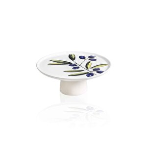 Olivos Ayaklı Servis Tabağı 10x26 Cm