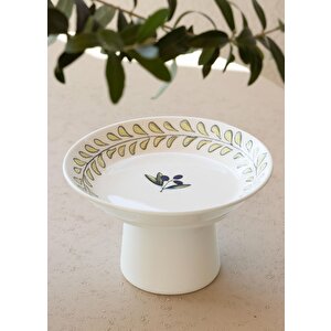 Olivos Ayaklı Servis Tabağı 20 Cm