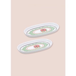 The Mia Spring Oval Servis 2li 26 Cm