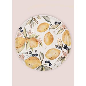 The Mia Limoncello Ayaklı Servis Tabağı 30 Cm