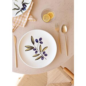 The Mia Olivos Pasta Tabağı 6lı Set 19 Cm Ovs0001