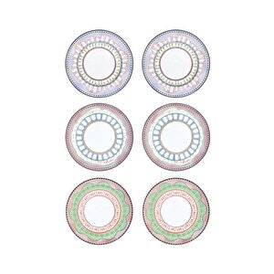Spring Çay Tabağı 6lı Set 13 Cm