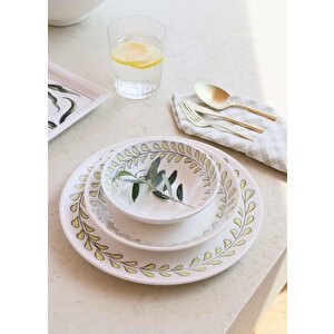 The Mia Olivos 6 Kişilik Yemek Takımı 24 Parça Set 2