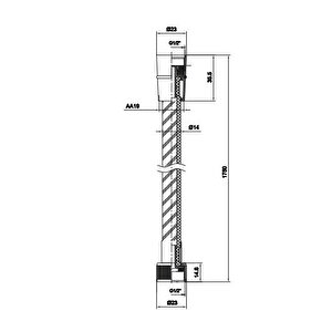 Pvc Duş Spirali (175 Cm Pvc Hortum) 102141019-bm