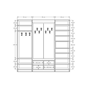 Vestiyer & Portmanto V-06 (210cm)
