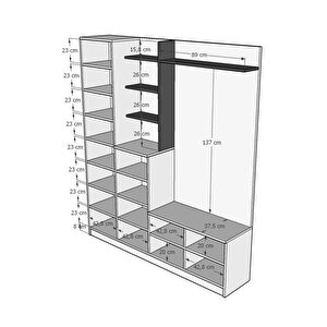Vestiyer & Portmanto V-03 (180cm)