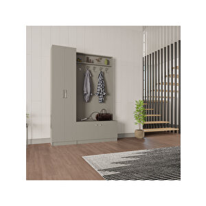 Vestiyer & Portmanto V-01 (150cm) Kül Gri
