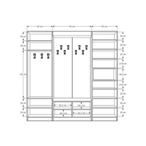 Vestiyer & Portmanto V-06 (210cm)