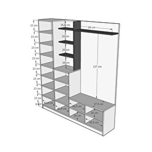 Vestiyer & Portmanto V-03 (180cm)