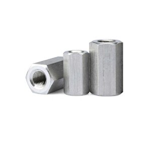 Uzatma Somunu Altıgen Din 6334 Altı Köşe Somun M8x40 Mm 5 Adet