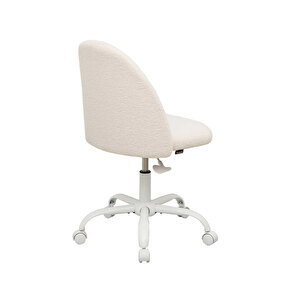 Curve Çalışma Sandalyesi - Beyaz 61x58,5x81,5-91 Cm