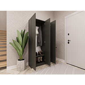 %100 Mdflam Vestiyer & Portmanto V-07 (90cm)