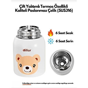 Çelik Termos Yeşil 300 Ml