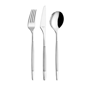 Qubra Prestige Mat 89 Parça 12 Kişilik Çatal Kaşık Bıçak Takımı