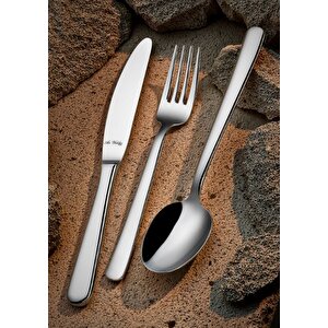 Kristal 84 Parça 12 Kişilik Çatal Bıçak Kaşık Takımı