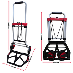 Max Extra Fw90c 100kg Katlanır Paket Taşıma Arabası