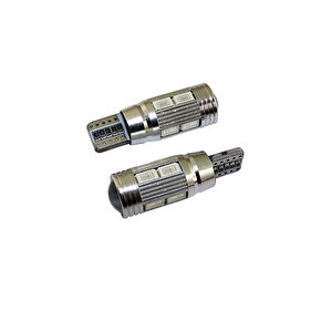 Led Ampul T10 10smd Canbus Turuncu / Laam230-1
